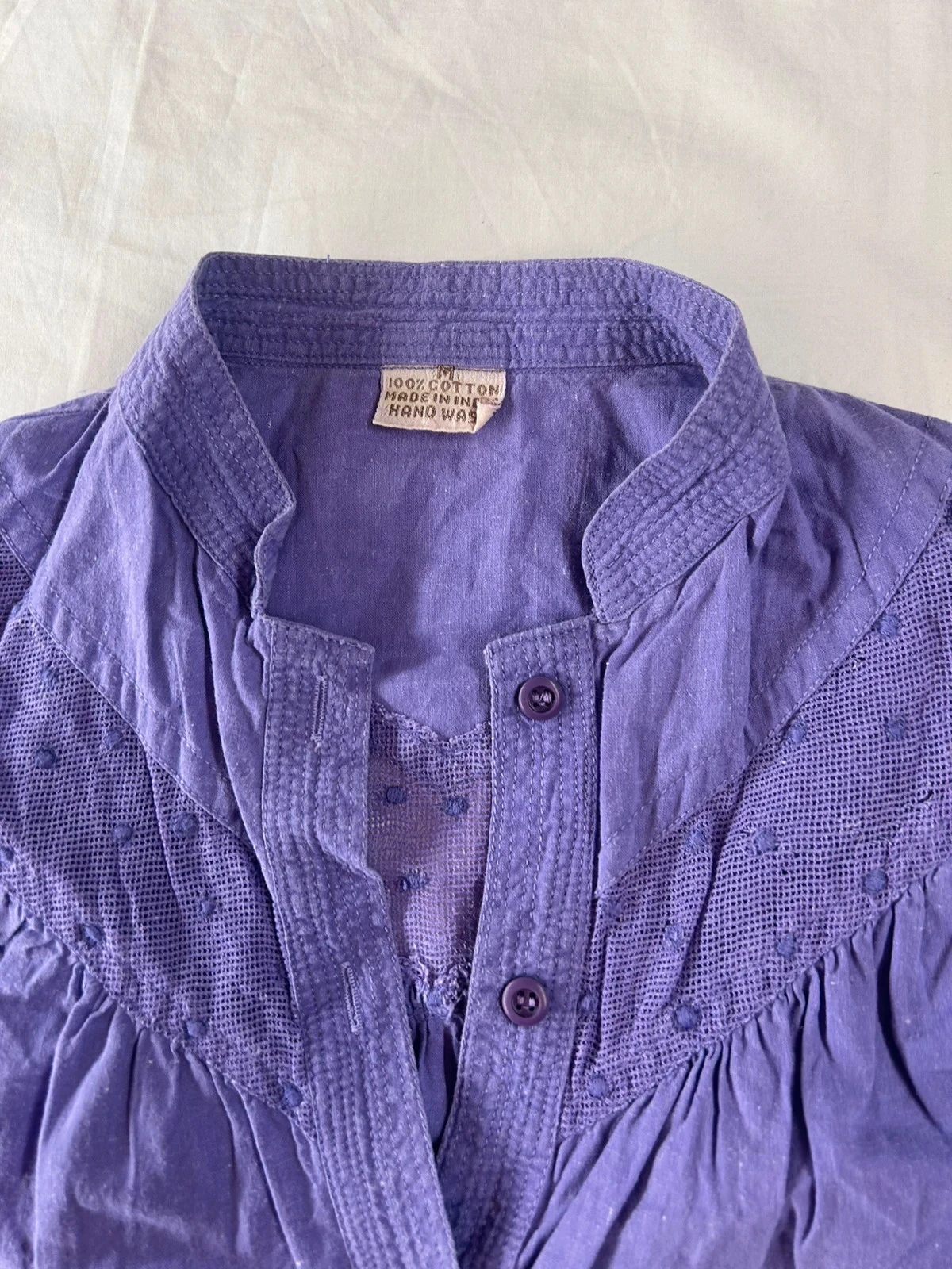 Paarse vintage blouse Lila – photo 6